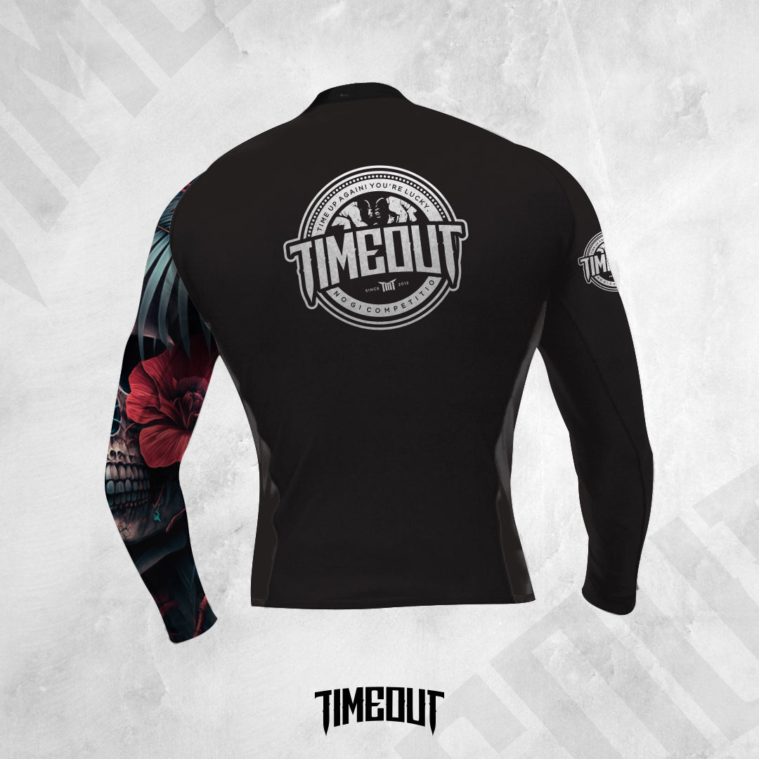 Rashguard Skull Jungle
