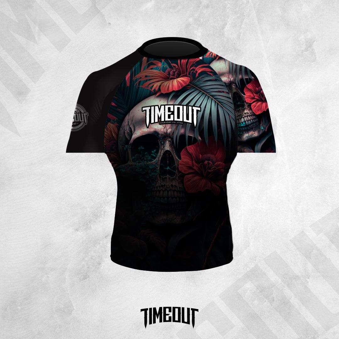 Rashguard Skull Jungle