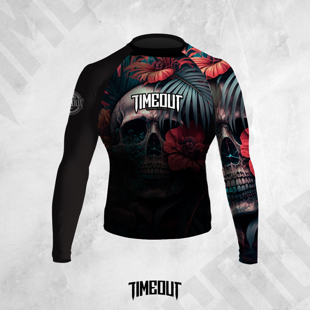 Rashguard Skull Jungle