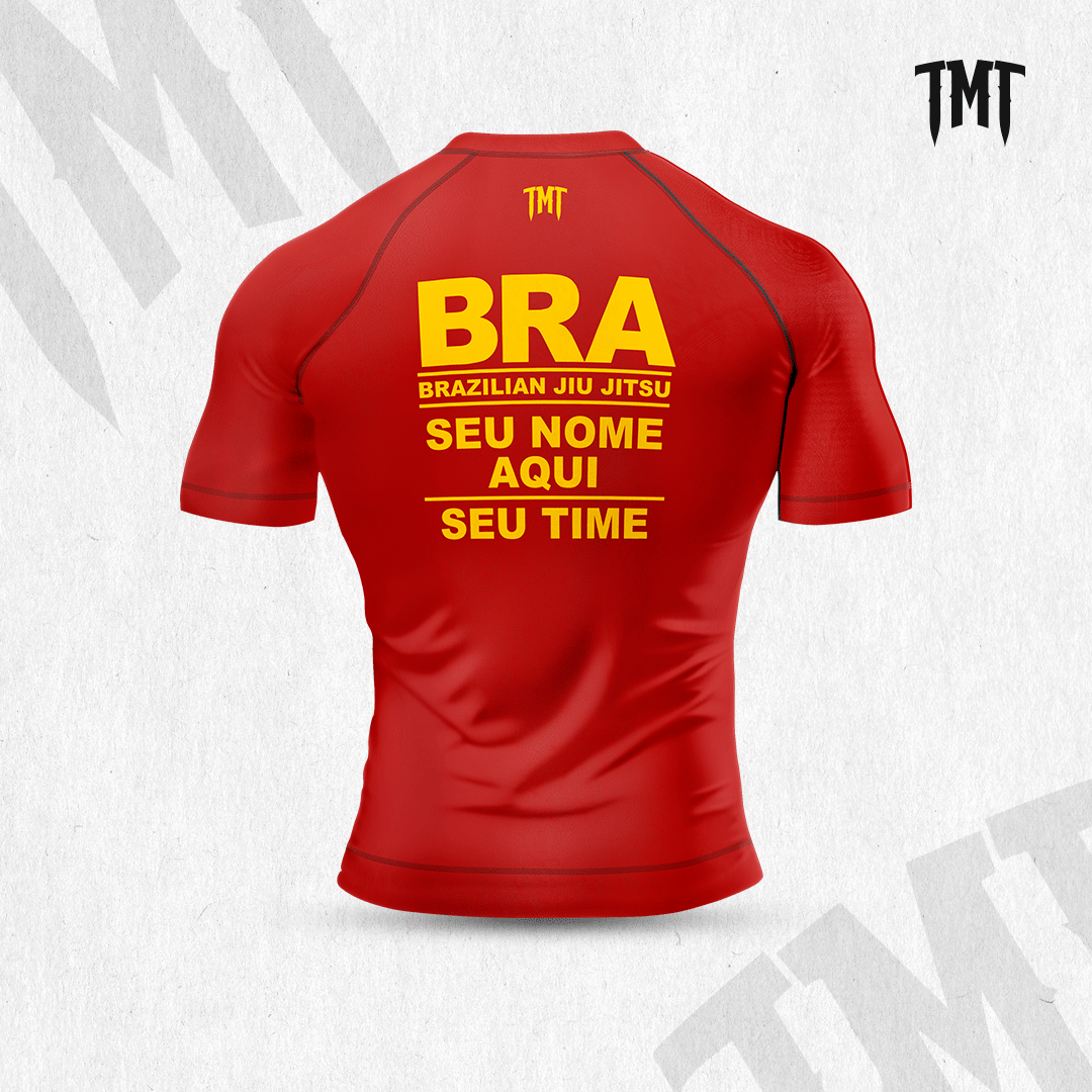 TMT RED  BJJ - Rashguard