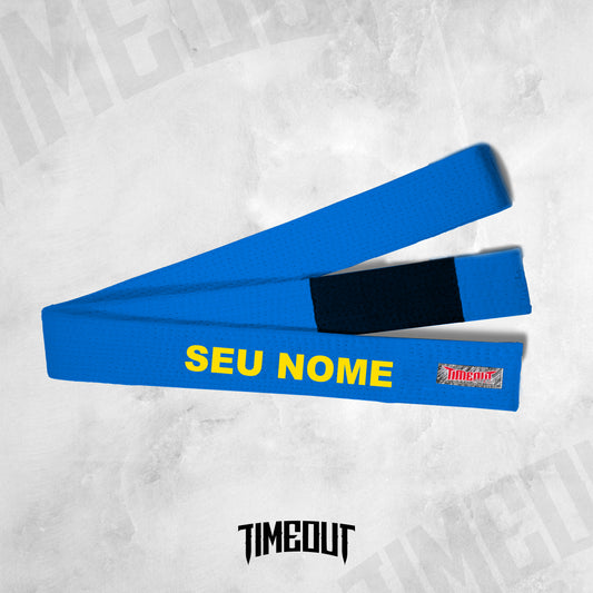 Faixa Azul BJJ - Personalizada
