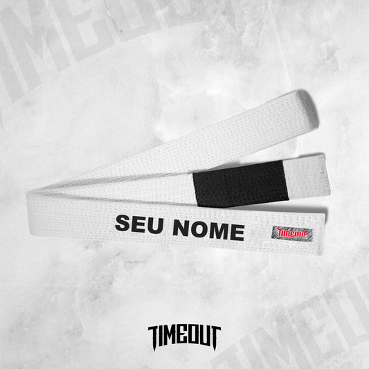 Faixa Branca BJJ - Personalizada