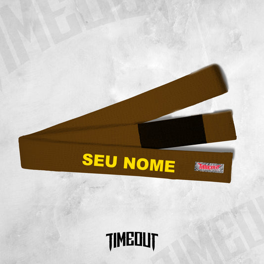 Faixa Marrom BJJ - Personalizada