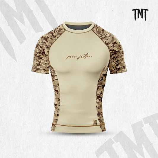 TMT CAMUFLAGE BJJ - BROW - Rashguard