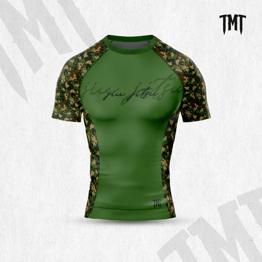 TMT CAMUFLAGE BJJ ARMY - Rashguard