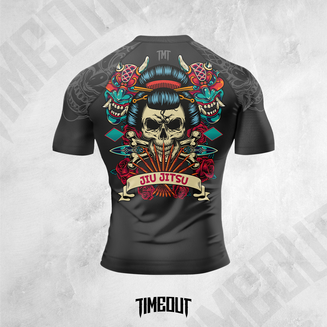 Rashguard Oriental Skull BJJ